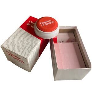 NWOT (Open Box) Freedom of Speech Card Board Game - Adult Edition - Fast-Paced